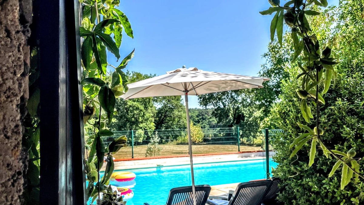 Barbaste House | L'or et des landes HOUSE WITH SWIMMING POOL WITH VIEW OF THE FOREST