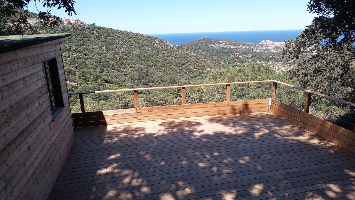 Santa-Reparata-di-Balagna Cabin | LA CABANE DE CASANOVA 8/10 PEOPLE. BREATHTAKING VIEW OF ILE ROUSSE