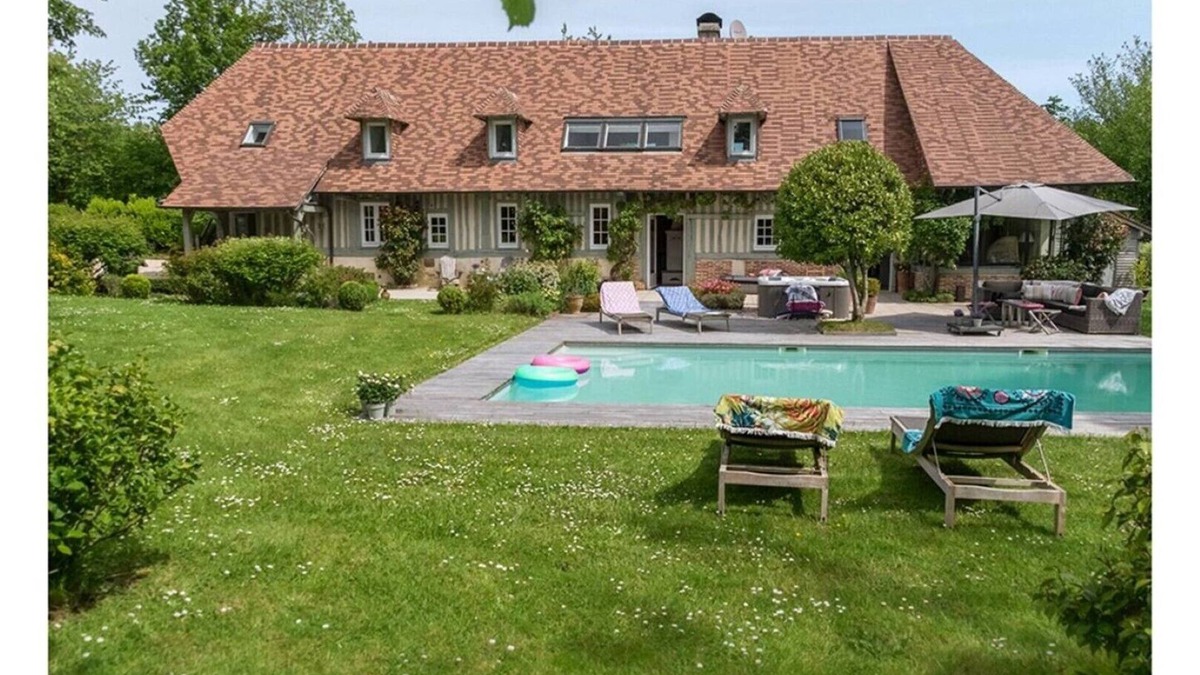 Auvillars House | La Campagne Chic 4 Heated Swimming Pool Jacuzzi Normandy Deauville
