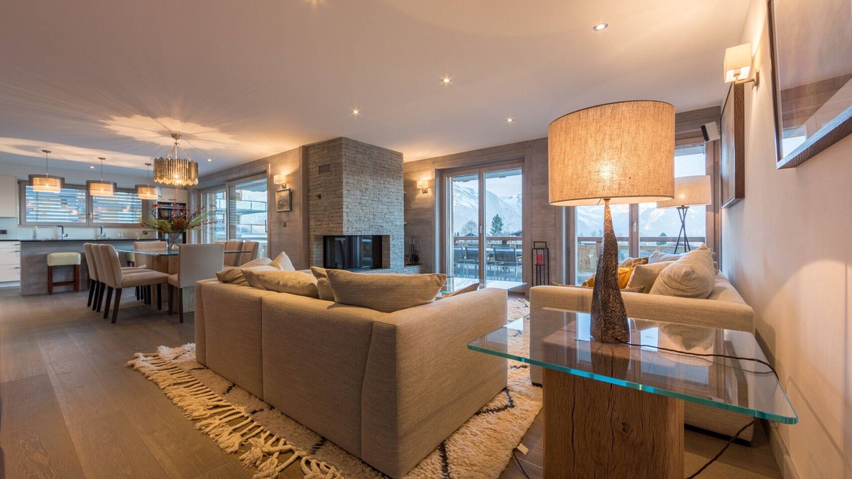 Saint-Pierre-de-Clages Apartment | La Forêt 2 - Spa access