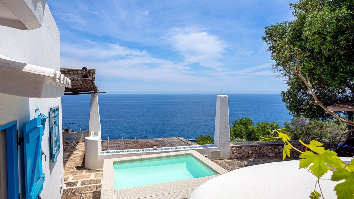 Marina Serra Cottage | La Grica Cappero - SalentoSeaLovers MINIPISCINA Private and terrace facing the sea