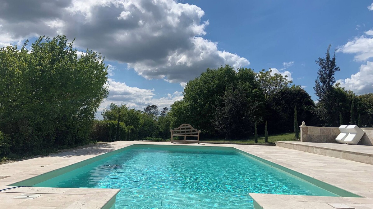 Celles Apartment | La Juliette, a cute studio in an old farmhouse on the side of a hill.