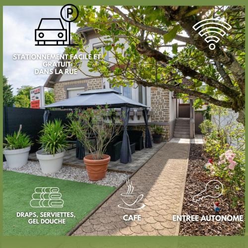 Nevers House | La maison des Ducs, terrasse, BBQ, Proche centre