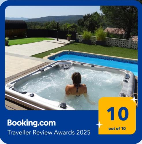 Sainte-Anastasie-sur-Issole Villa | La Pépite d'Amour, spa, sauna, piscine à volonté !