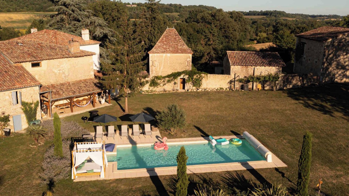 Saint-Clar Cottage | La Palombiere cottage and ecolodges nature swimming pool and spa