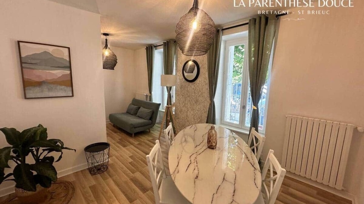Saint-Brieuc Apartment | La Parenthèse Douce