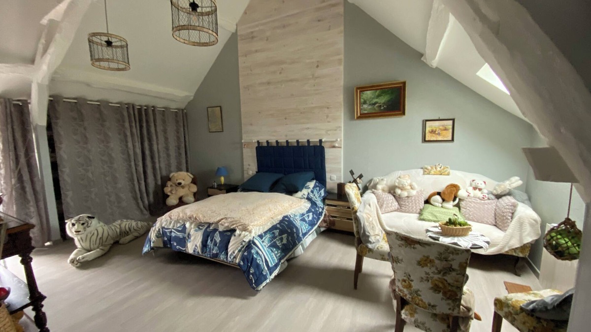 Noyant-de-Touraine Bed & Breakfast | La Patriaie Chez Jacky et Maryse large, cosy room, private bathroom