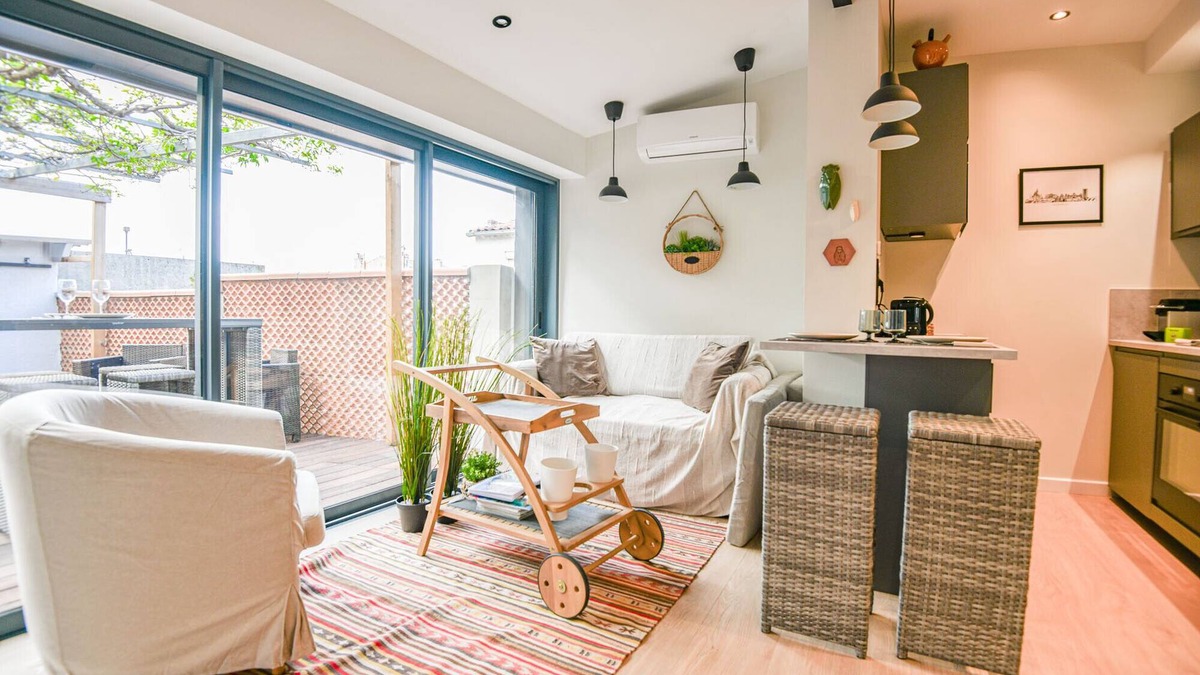 La Belle de Mai House | La Terrasse Ricard - Belle maison 1 ch avec clim