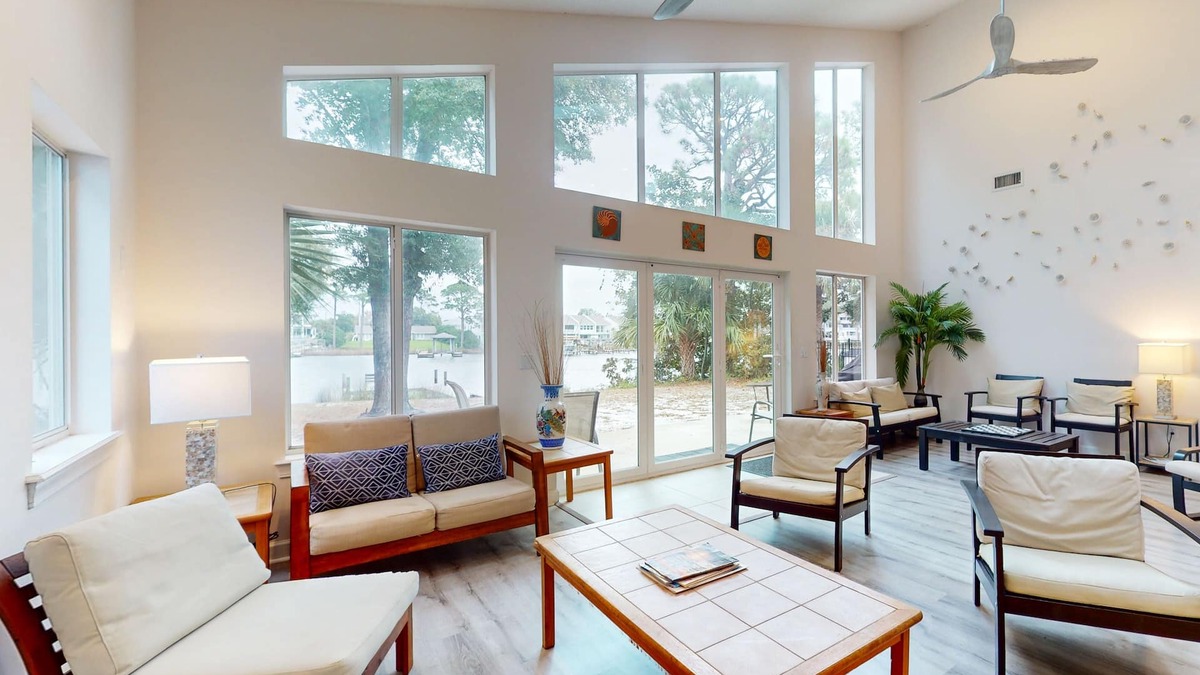 Silver Sands House | Lagoon-front home with dock & soaking bathtub