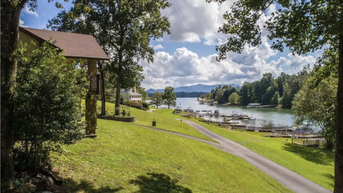 Hayesville House | Lake Chatuge beauty w/private dock, fire pit, pool table, grills and A+ views!