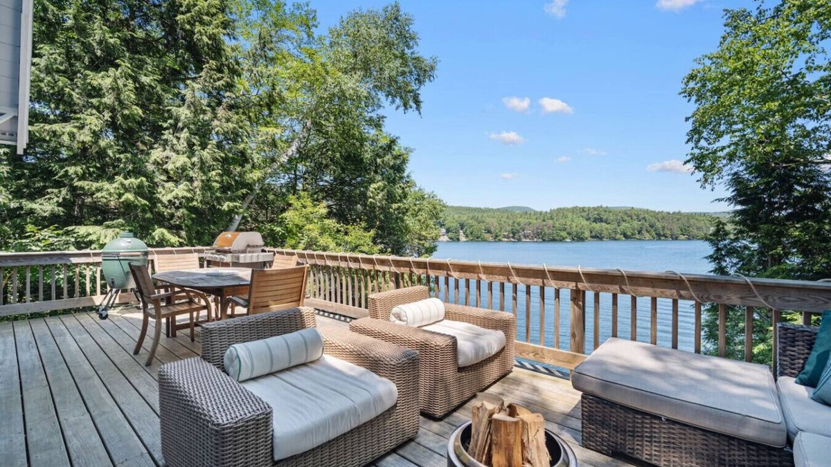 New Durham House | Lake Front Cabin with Private Dock & Amazing Views