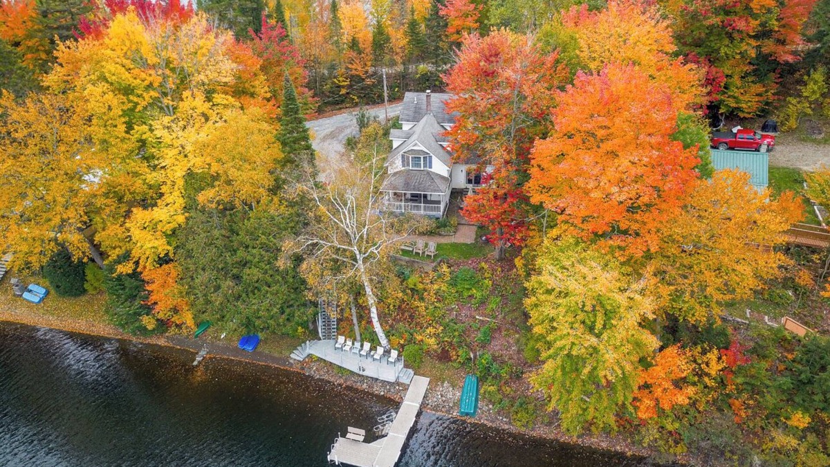 Eden House | Lake front home with in-deck outdoor hot tub and spectacular lake views!