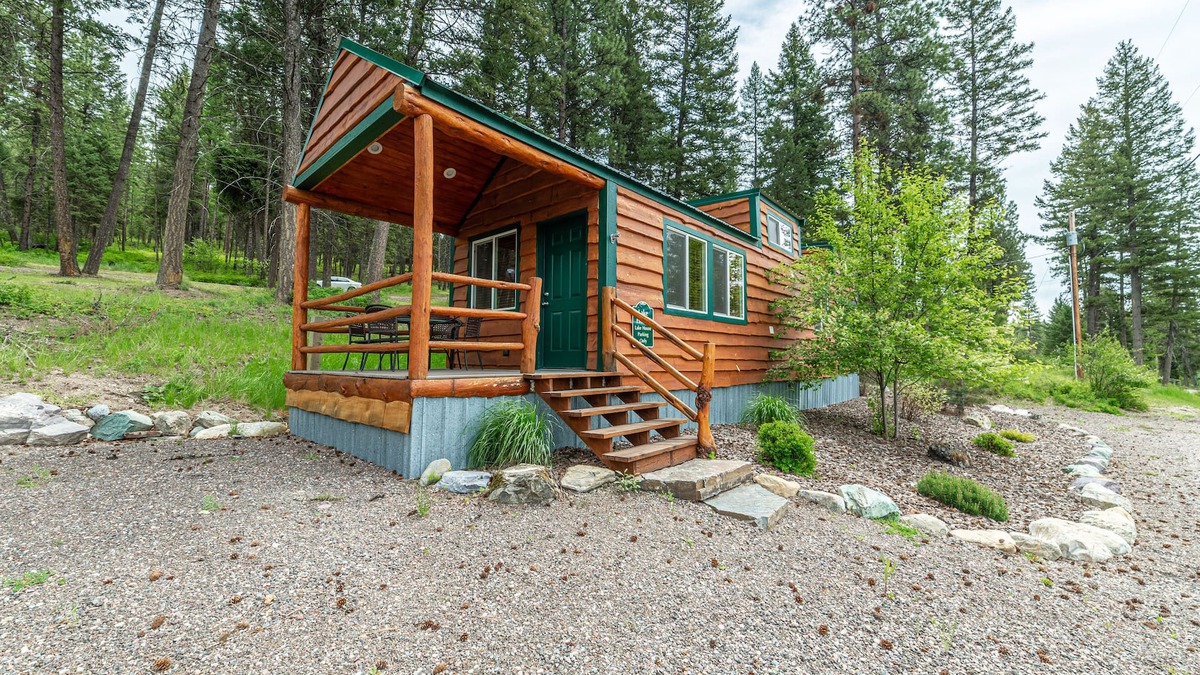 Lake Mary Ronan Cabin | Lake House-Cozy Cabin in the Woods Lake Views
