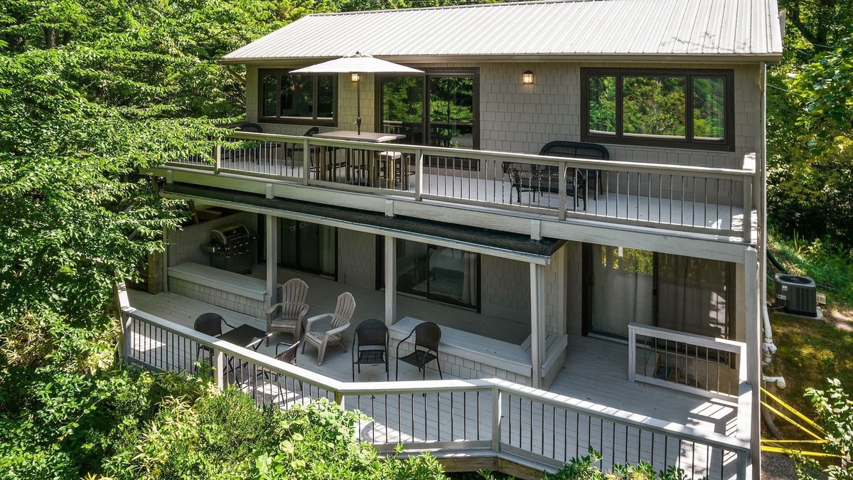 Lake Lure House | Lake House Mountain View Boat House Large Decks