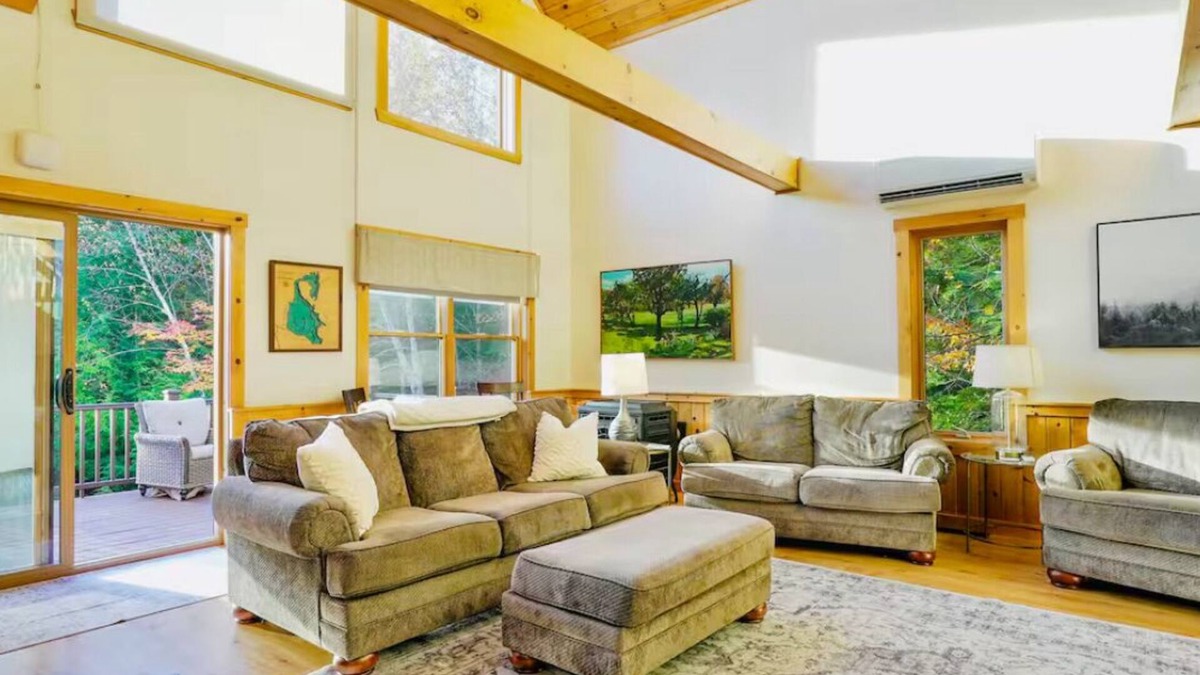 West Enfield Ski Chalet | Lake House Oasis on Cold Stream