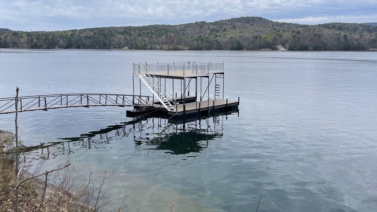Salem House | Lake Jocassee Home - Incredible Dock and Mountain and Sunset Views - Devils Fork