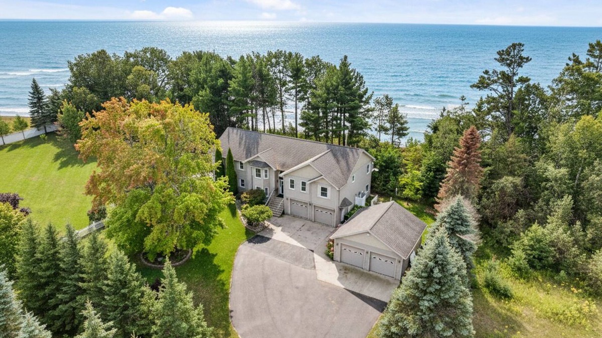 Brevort House | Lake Michigan Beachfront Home Near Mackinac Ferry