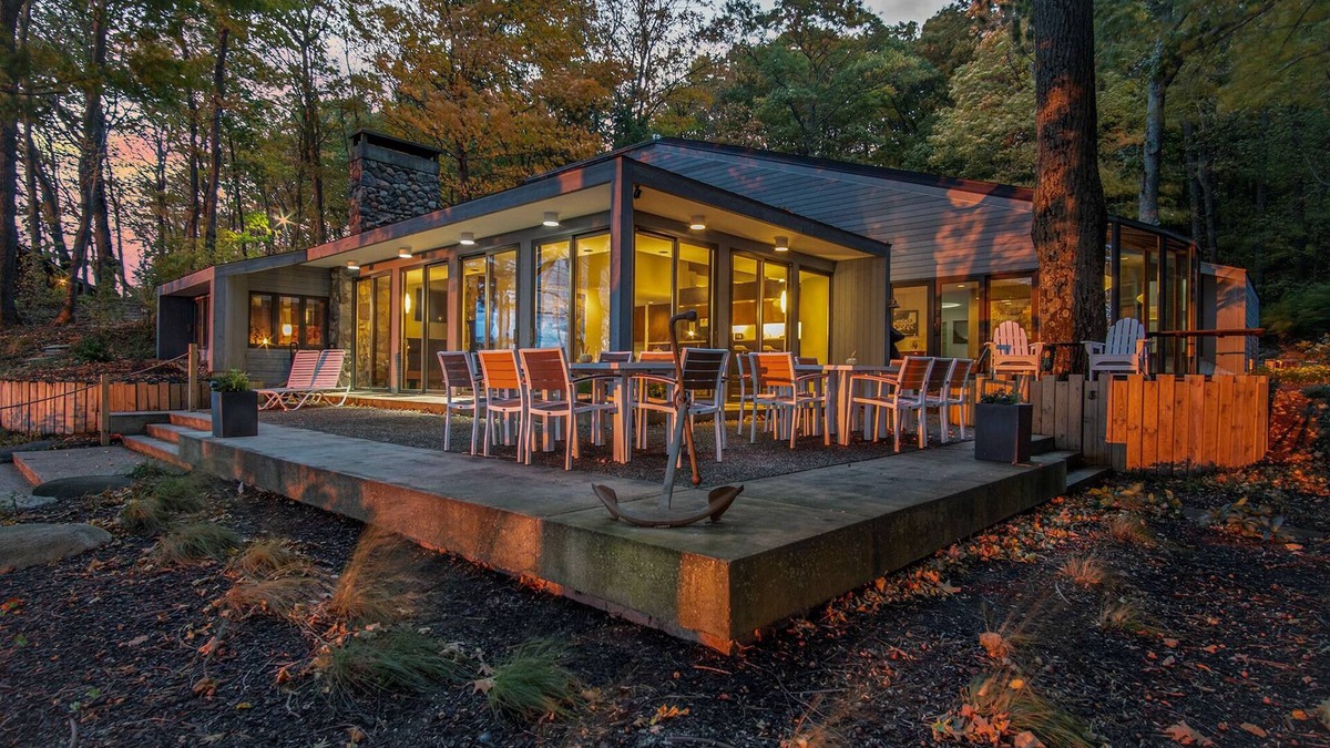 Holland House | Lake Michigan Home on 60 Acres of Peaceful Woodland Dune