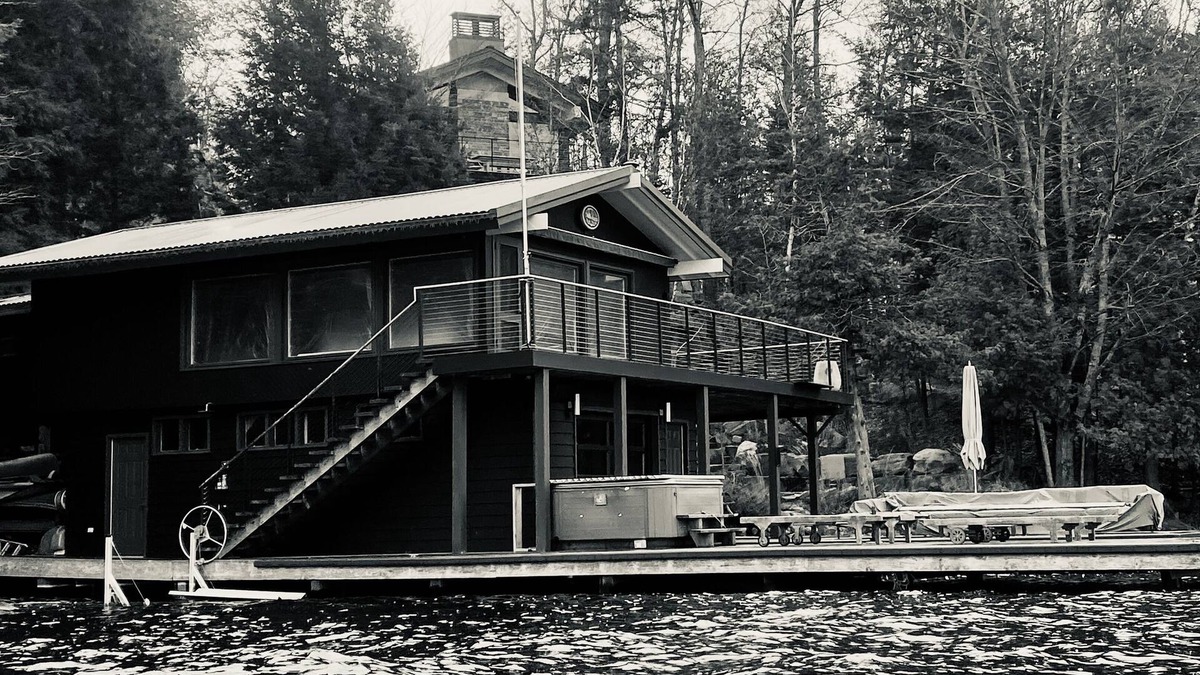 Muskoka Lakes House | Lake Rosseau Sunset Facing Deep Water Lake Front Property