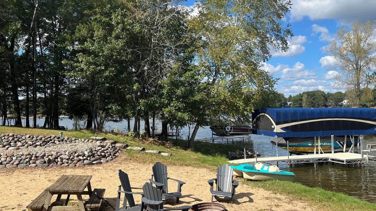 Nekoosa House | Lake Sherwood Shores Retreat - Private Beach, Sand Valley, 40 min. to the Dells