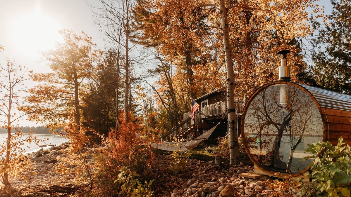 Au Train Cabin | Lake Superior Waterfront Home with Wood Stove Sauna!