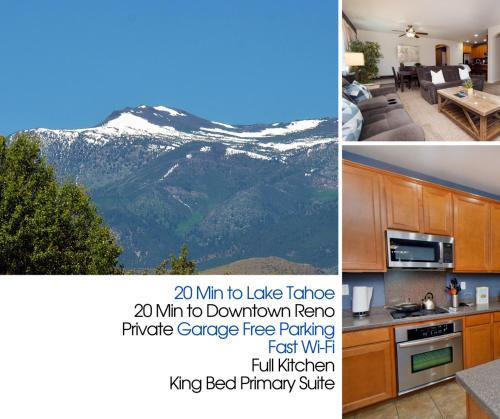 Reno House | Lake Tahoe Reno 4 Bedrooms Full Kitchen King Bed
