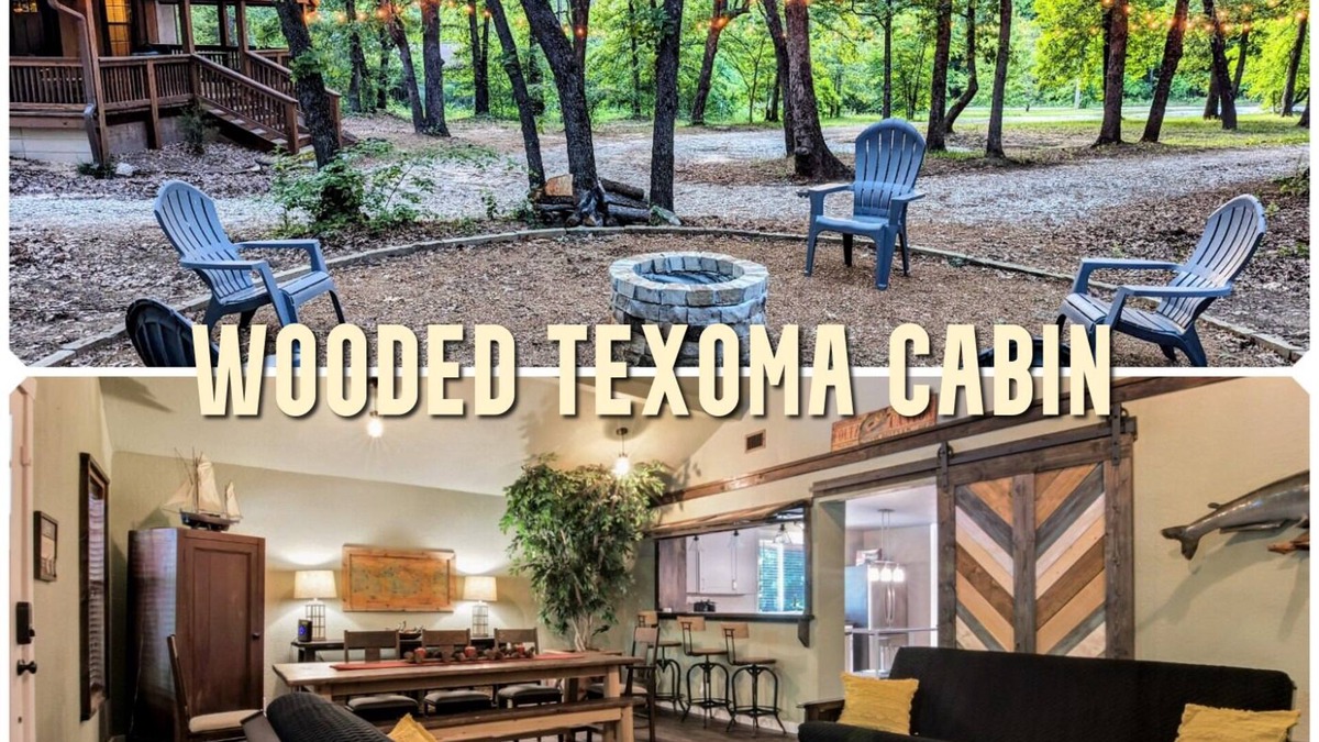 Kingston House | Lake Texoma: Hidden cabin in the woods near Buncombe Creek Marina