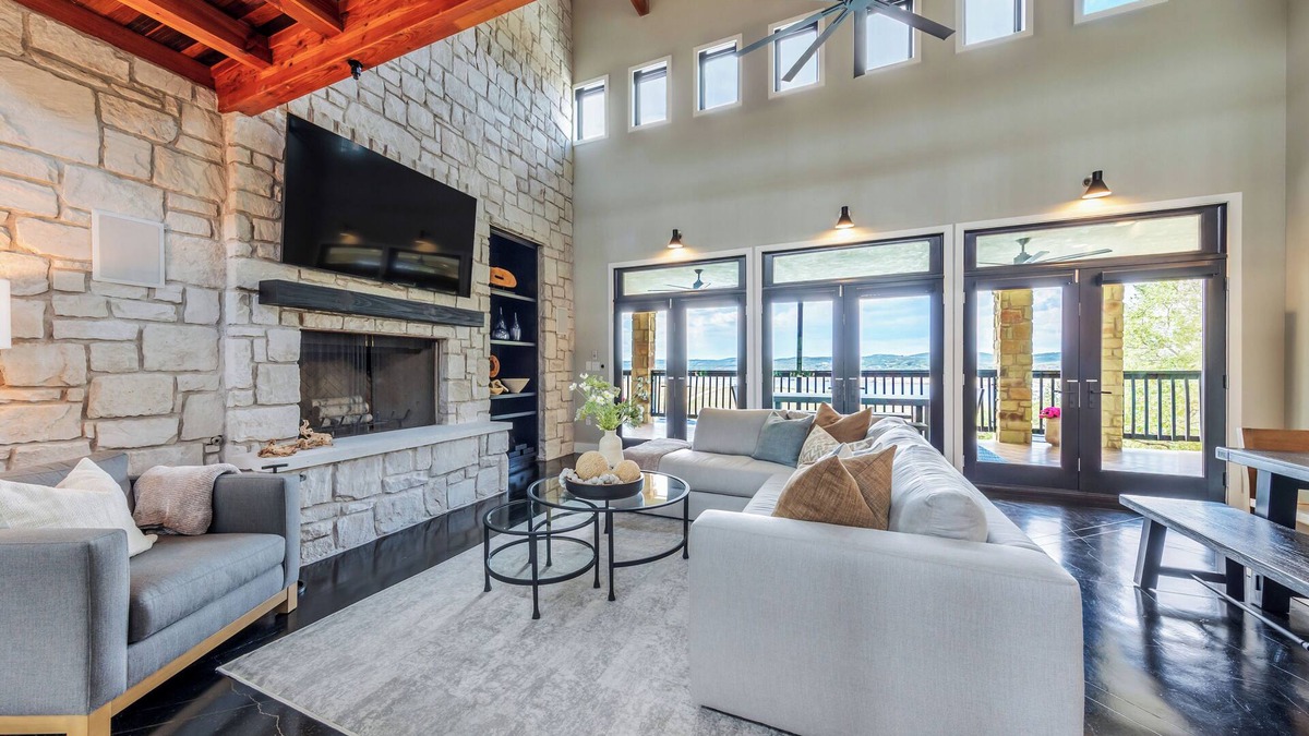 Point Venture House | Lake Travis Lakefront Home, newly renovated, POOL/SPA, boat launch & beach!