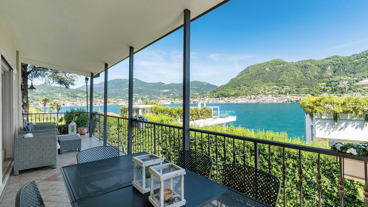 San Felice del Benaco Villa | LAKE VIEW VILLA WITH GARDEN, WIDE TERRACE NEAR SALO'.