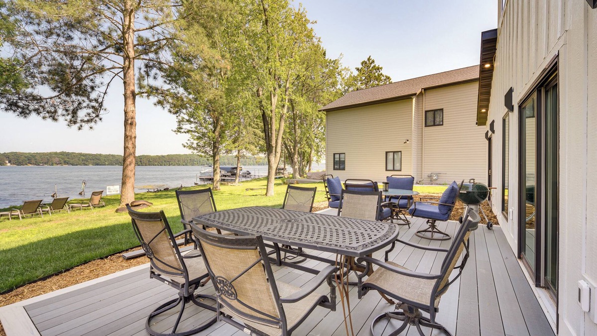 Amery Cabin | Lake Wapogasset Home w/Dock: 7 Mi to Amery