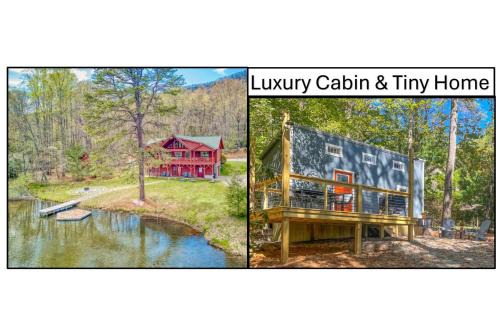 Mills River House | Lakefront Cabin & Cozy Lakeview Cottage