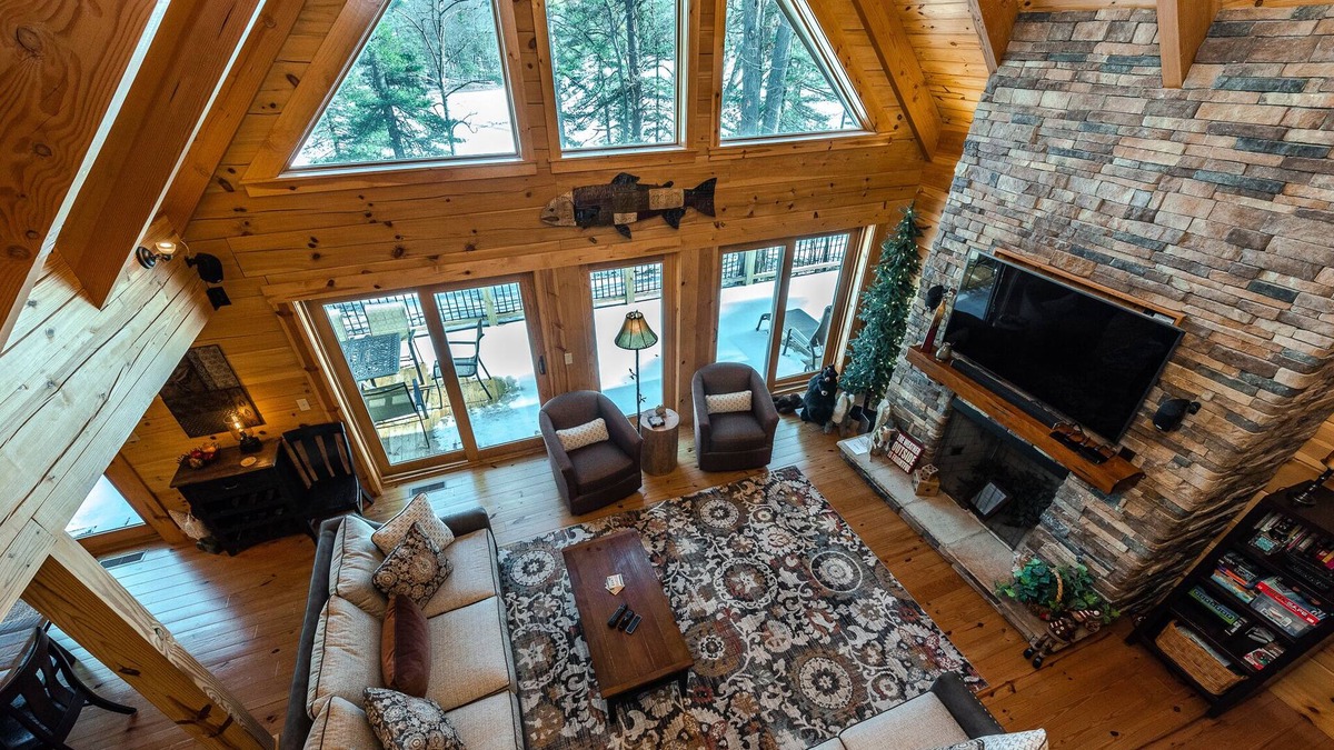Swanton House | Lakefront Chalet w/Dock, Hot Tub & Fireplace