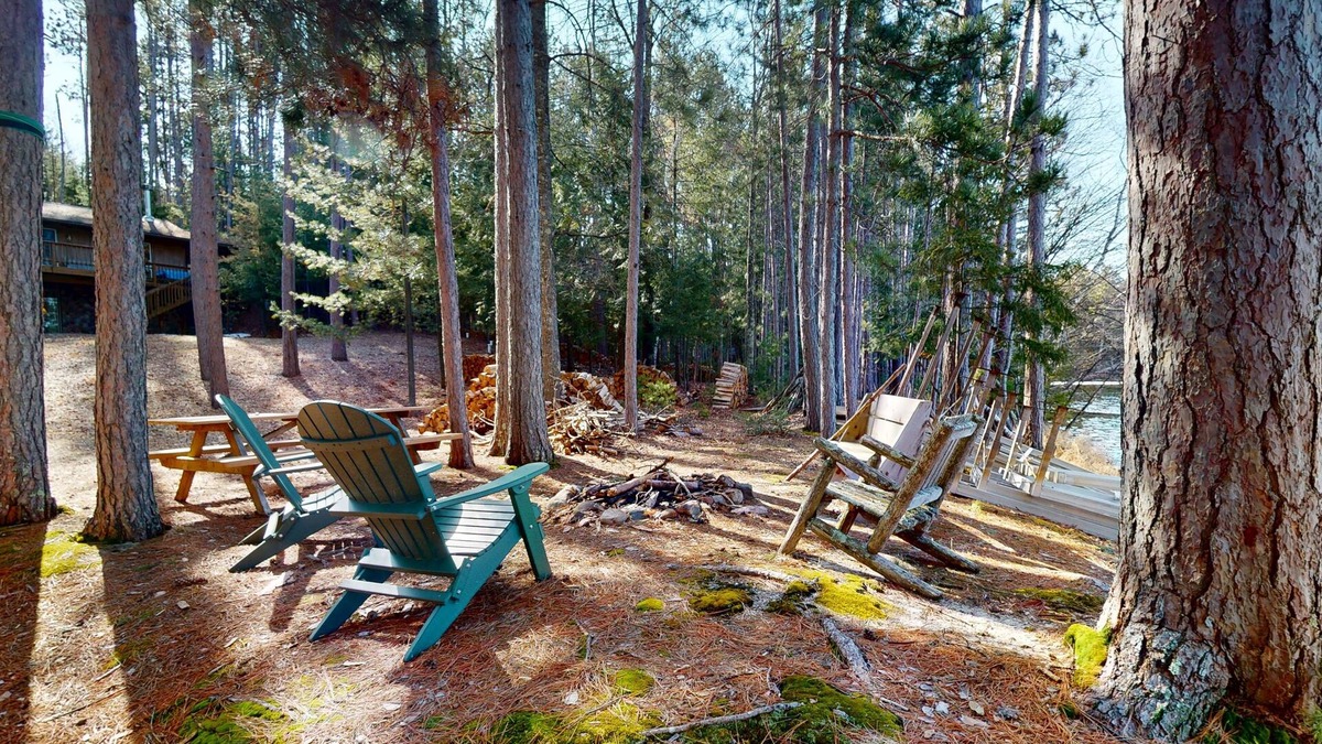 Three Lakes House | Lakefront, dog-friendly home w/private dock ,fire pit & a beautiful lakeview!