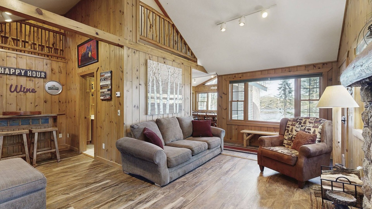 Manitowish Waters Cabin | Lakefront Family Getaway w/Private Dock, Sauna & Bunk House - 1 Dog OK
