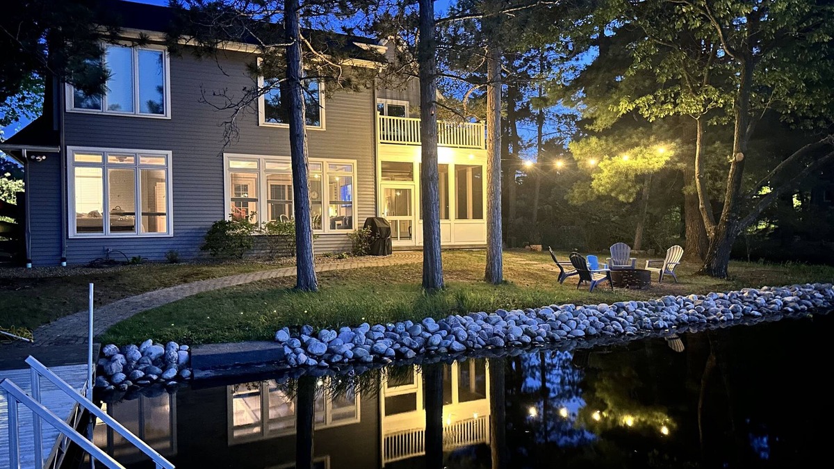 Wautoma House | Lakefront, Family Friendly - Modern luxuries with up north atmosphere