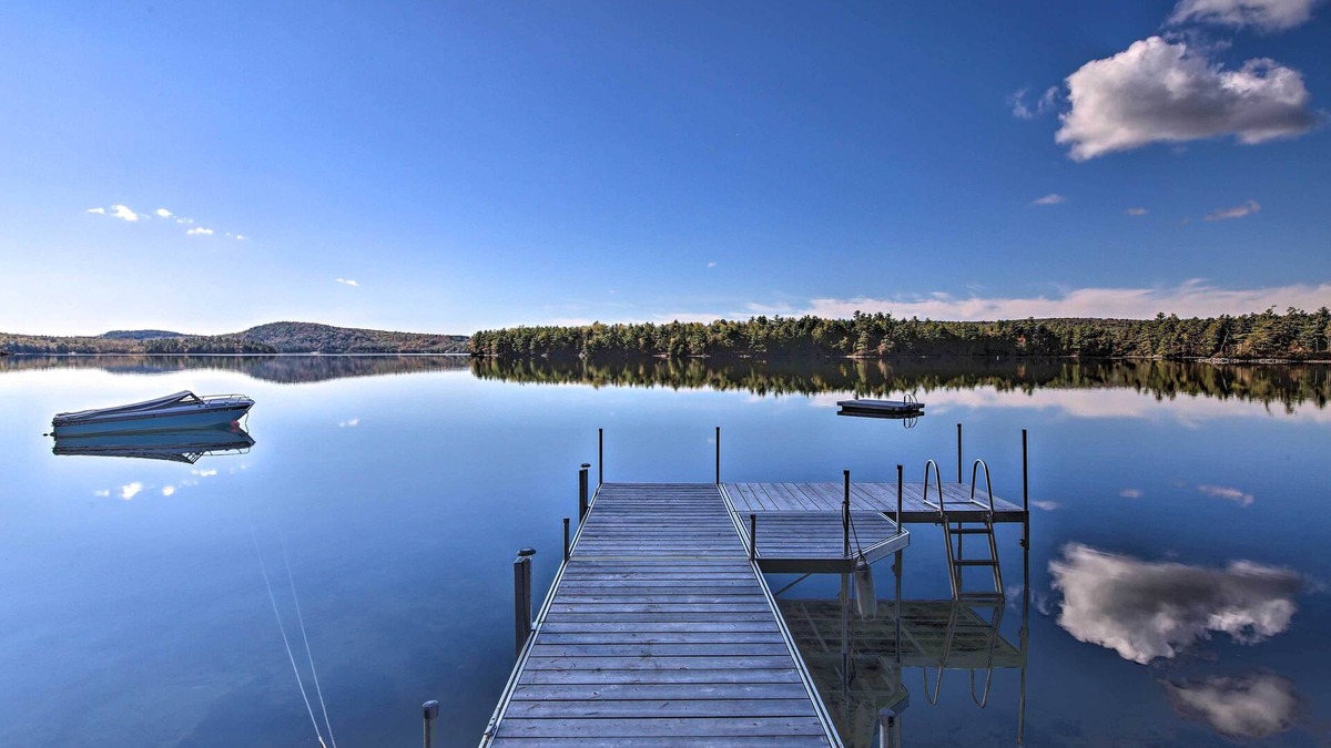 Liberty House | Lakefront Home with Deck, Dock, & Water Access!