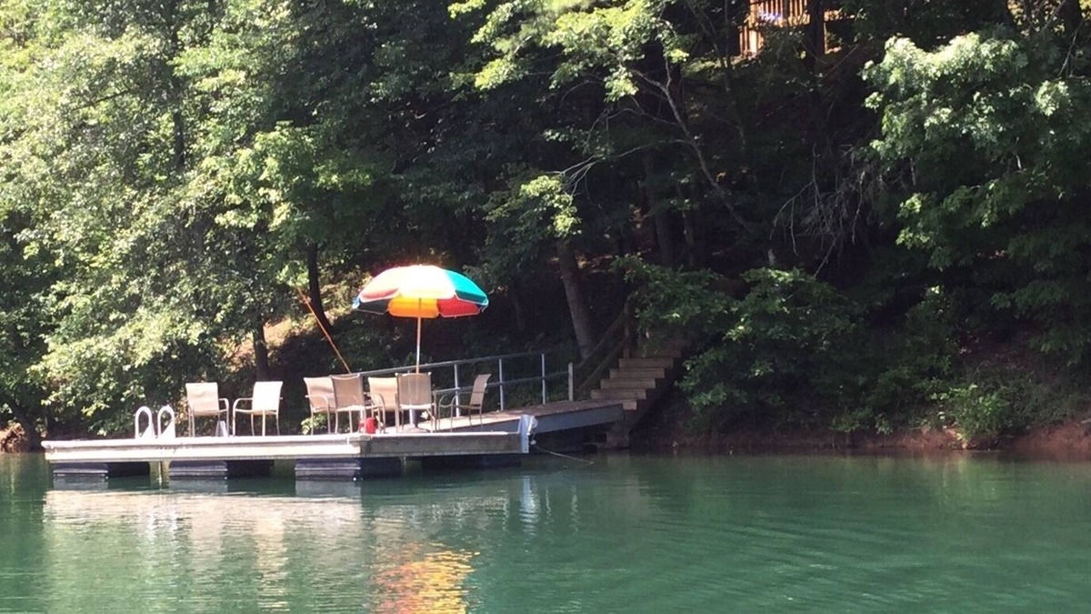 Unaka Cabin | Lakefront & Mountain cabin with firepit on Lake Hiwassee -“Bear Paw” Murphy, NC