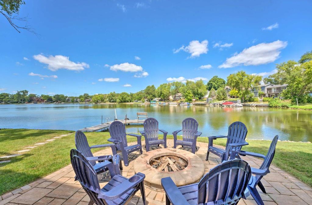 Lake Shangrila House | Lakefront Oasis with Boat Dock, Fire Pit, Grill