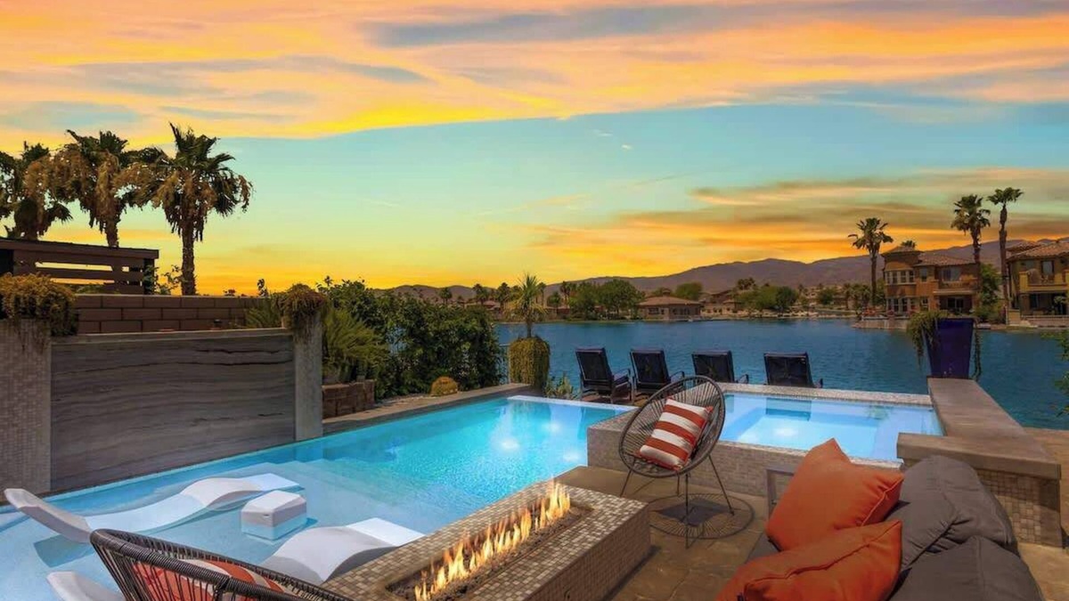 Terra Lago House | Lakefront Pool | Coachella Chic