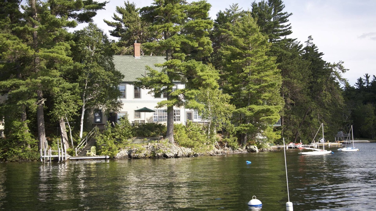 Wakefield Cabin | Lakes Region - Lakefront Home with private dock on Great East Lake - Smoke Free