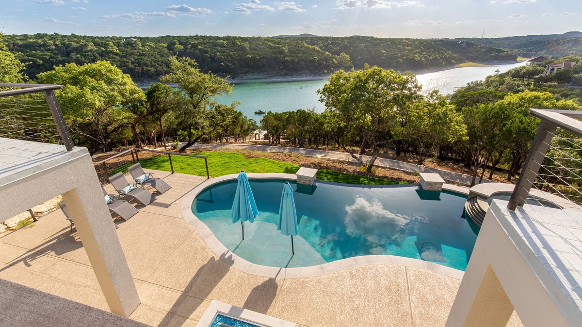Northshore On Lake Travis House | Lakeside Family Fun: Pool, Private Dock, Deep Water Cove!