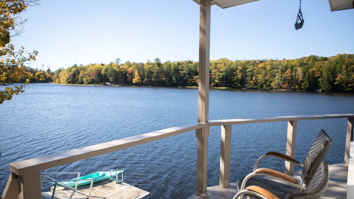 Boothbay House | Lakeside Retreat in Boothbay, Maine with Private Dock & Scenic Views
