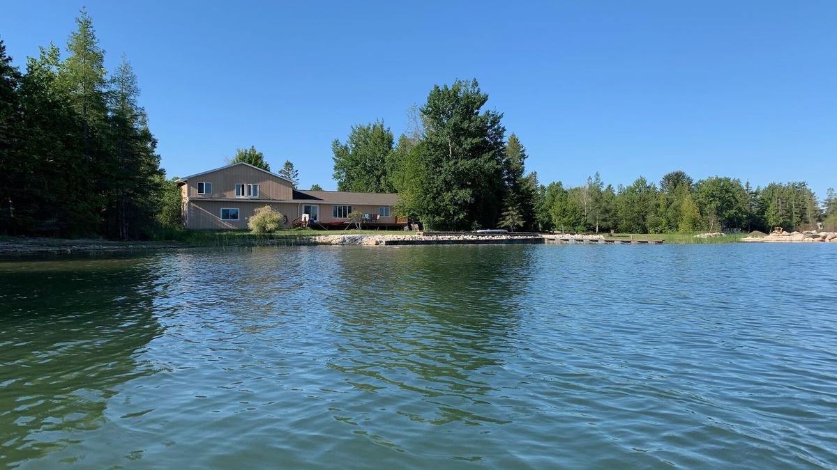 Chippewa County House | Lakeview Retreat - Detour - with Private Dock/Fire Pit