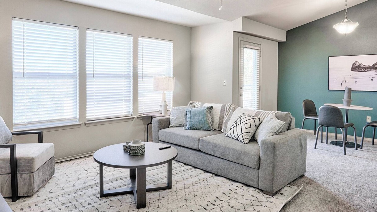 Jenks Apartment | Landing | Modern 1BD, Courtyard, Pool