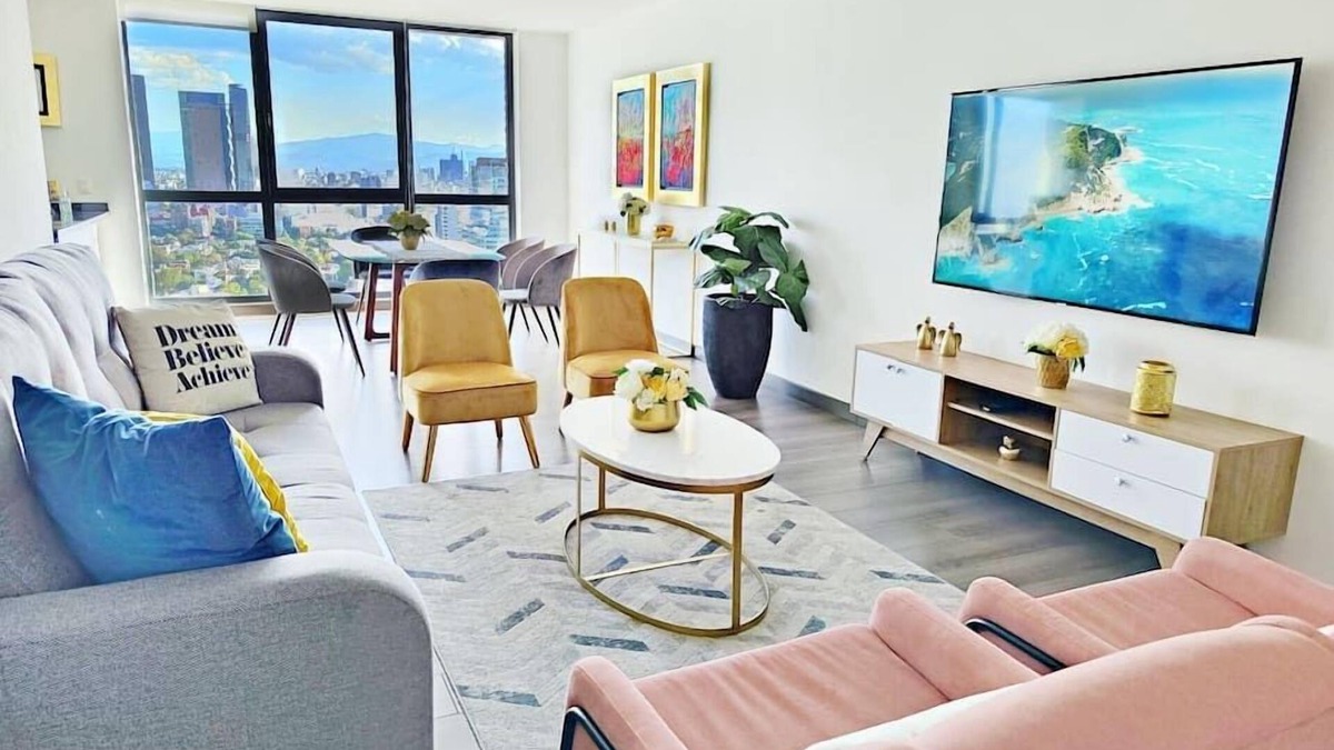 Anahuac Apartment | Landscape View+King Bed+Gym+ Pool/Parking- 3BR 2BT