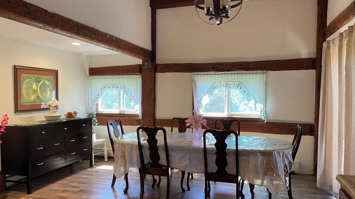 Westford Apartment | Large 4-Bedroom Riverfront Apartment in 1850 Barn. Close to Skiing, Hiking