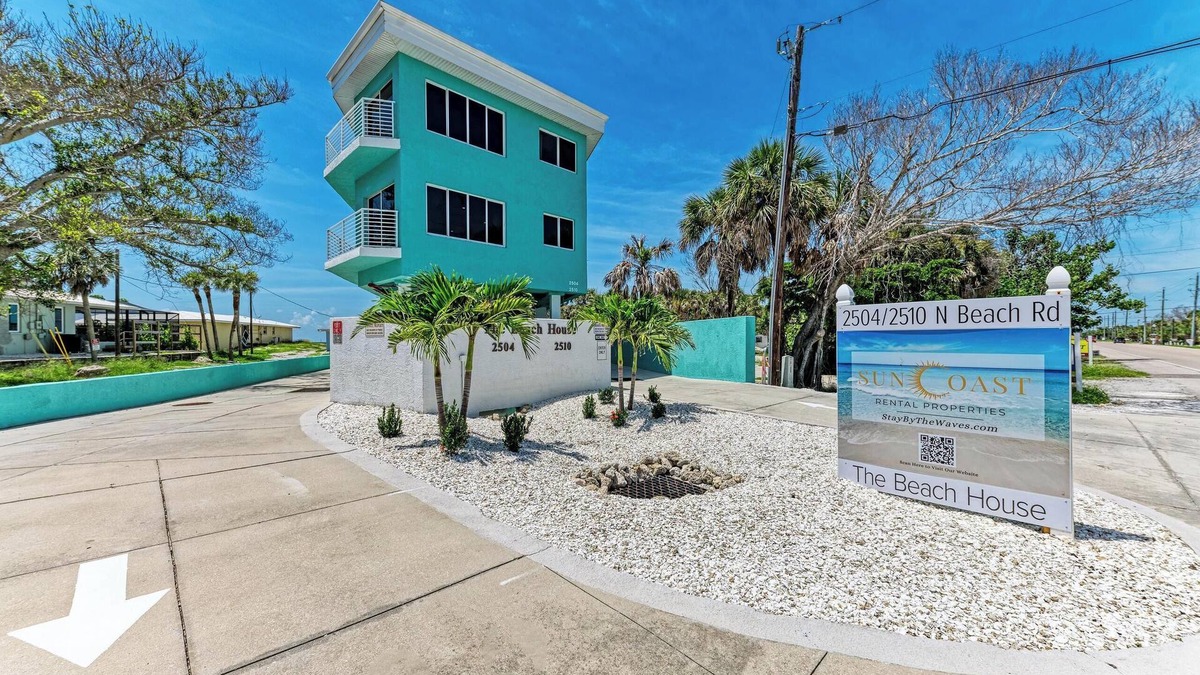 Englewood House | Large Beach Side Townhouse Condo with views of Gulf. Steps to the beach!