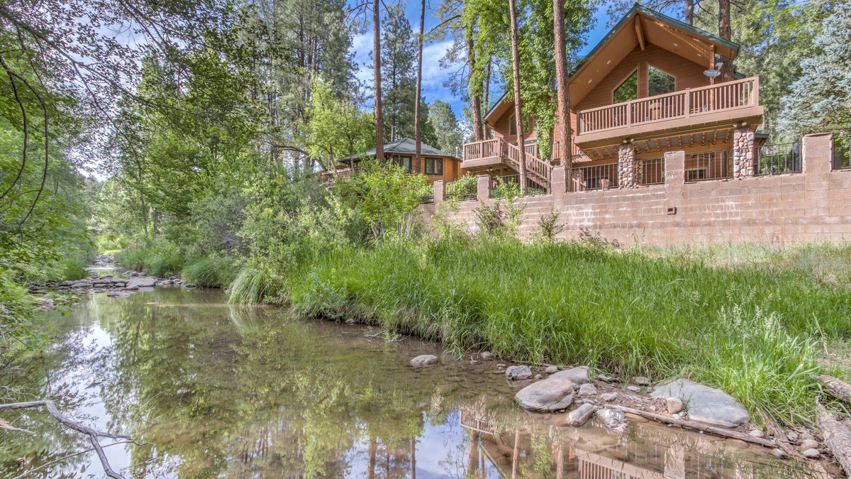 Kohls Ranch Cabin | Large, Beautiful Cabin on Tonto Creek in Kohl's Ranch/Game Room/Hot Tub/Views