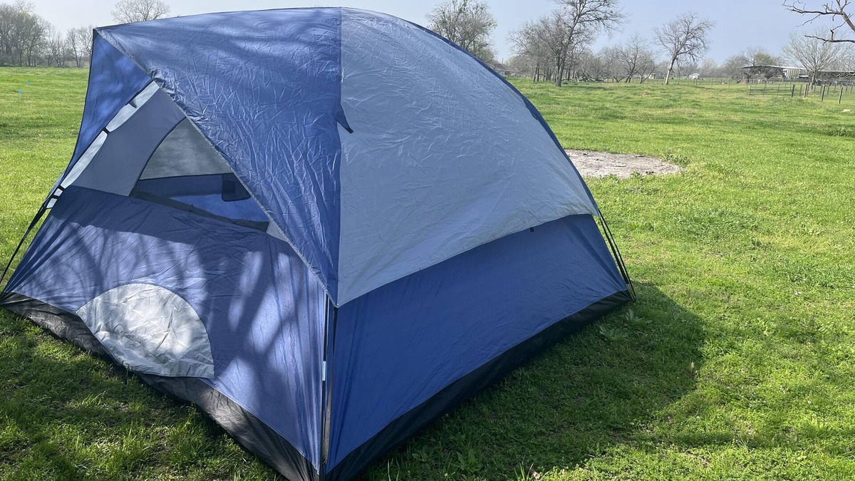 Waco RV Rental | Large Campsite w/6-person Tent on Peaceful Mini-Farm F3