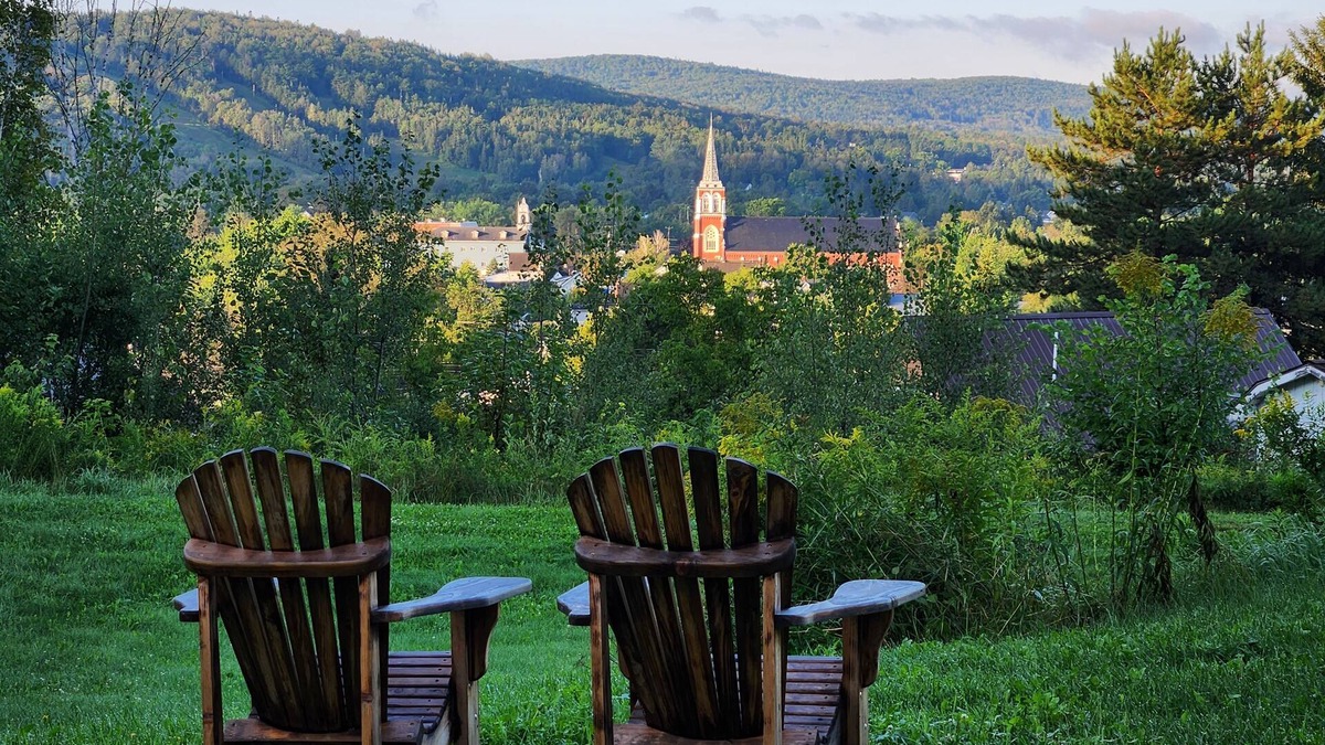 Fort Kent Mills Ski Chalet | Large Chalet Cabin overlooking downtown Fort Kent! Right on the trails!